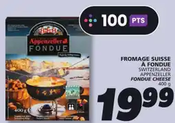 IGA SWITZERLAND APPENZELLER FONDUE CHEESE offer