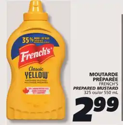 IGA FRENCH'S PREPARED MUSTARD offer