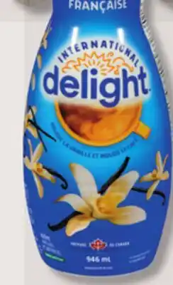 IGA INTERNATIONAL DELIGHT WHITE EGGS OR COFFEE ENHANCER offer