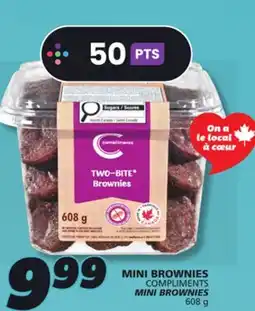 IGA COMPLIMENTS MINI BROWNIES offer