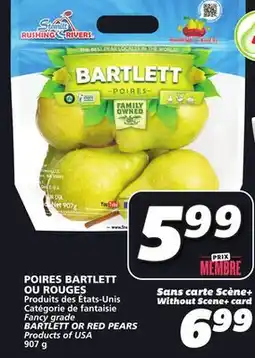 IGA BARTLETT OR RED PEARS offer