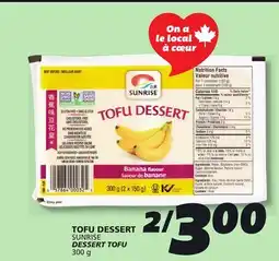 IGA SUNRISE DESSERT TOFU offer