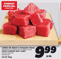 IGA FRESH STEWING BEEF CUBES offer