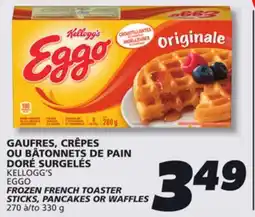 IGA EGGO FROZEN FRENCH TOASTER STICKS, PANCAKES OR WAFFLES offer