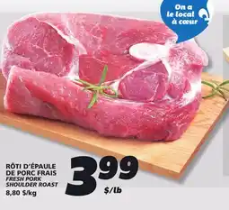 IGA FRESH PORK SHOULDER ROAST offer