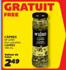 IGA M'LORD Non pareilles CAPERS offer