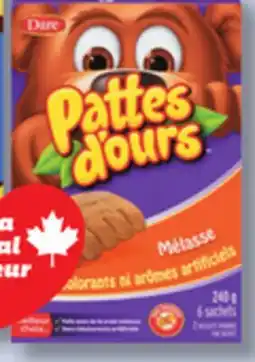 IGA DARE WHIPPET, PATTES D'OURS COOKIES offer