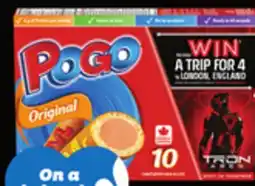 IGA POGO FROZEN FRANKFURTERS IN BATTER offer