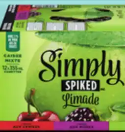 IGA SIMPLY SPIKED ALCOHOLIC MALT BEVERAGE offer
