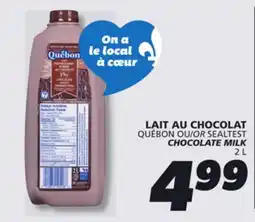 IGA QUÉBON OR SEALTEST CHOCOLATE MILK offer