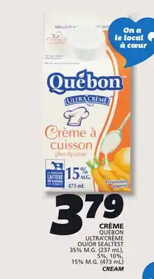 IGA QUÉBON CREAM offer