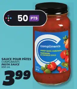 IGA COMPLIMENTS PASTA SAUCE offer