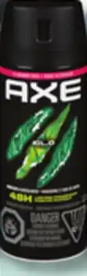 IGA AXE BODY CARE PRODUCTS offer