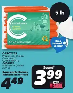 IGA CARROTS offer