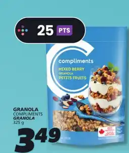 IGA COMPLIMENTS GRANOLA offer