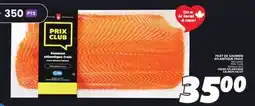 IGA PRIX CLUB FRESH ATLANTIQUE SALMON FILLET offer