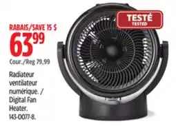 Canadian Tire Noma Digital Fan Heater offer