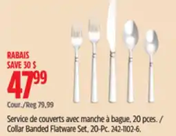 Canadian Tire PADERNO Collar Banded Flatware Set, 20-Pc offer