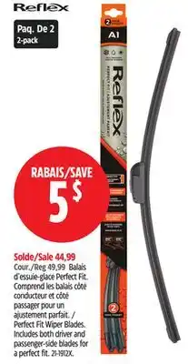 Canadian Tire Reflex Perfect Fit Wiper Blades offer
