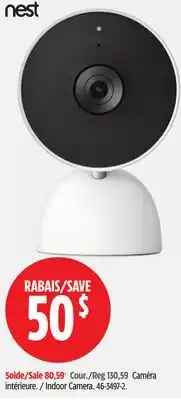 Canadian Tire Nest Indoor Camera offer