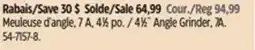 Canadian Tire MAXIMUM Angle Grinder, 7A offer