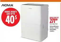 Canadian Tire NOMA 35-Pint Dehumidifier offer