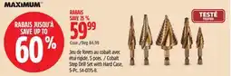 Canadian Tire MAXIMUM Cobalt Step Drill Set with Hard Case offer