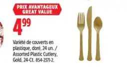 Canadian Tire Assorted Plastic Cutlery, Gold, 24-Ct offer