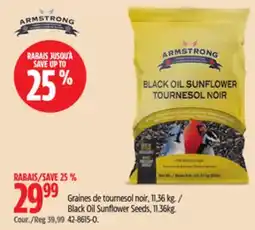 Canadian Tire Black Oil Sunflower Seeds offer