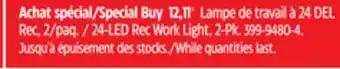 Canadian Tire 24-LED Rec Work Light offer