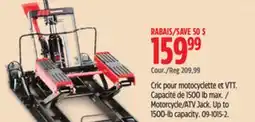 Canadian Tire Motomaster Motorcycle/ATV Jack offer