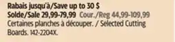 Canadian Tire PADERNO Selected Cutting Boards offer