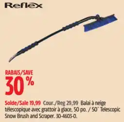 Canadian Tire Reflex 50˝ Telescopic Snow Brush and Scraper offer