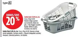Canadian Tire type A Hip Hugger Laundry Basket offer