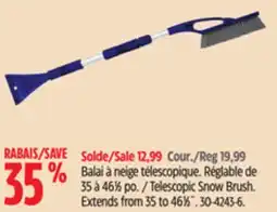 Canadian Tire Certified Telescopic Snow Brush offer