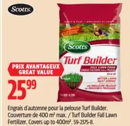 Canadian Tire Scotts Turf Builder Fall Lawn Fertilizer offer