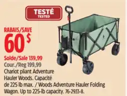 Canadian Tire Woods Adventure Hauler Folding Wagon offer