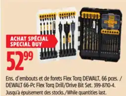 Canadian Tire DEWALT 66-Pc Flex Torq Drill offer