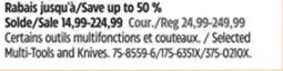 Canadian Tire Victorinox Selected Multi-Tools and Knives offer
