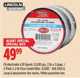 Canadian Tire Lincoln 2-Pack x 2-lb Flux-Cored Wire, 0.030˝ offer