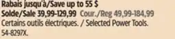 Canadian Tire Mastercraft Selected Power Tools offer