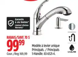 Canadian Tire Delta Principals 1-Handle offer