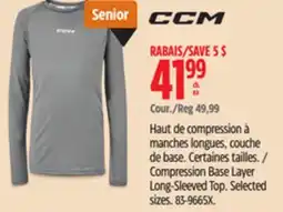 Canadian Tire CCM Compression Base Layer Long-Sleeved Top offer