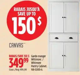 Canadian Tire Canvas Wittmore Pantry Cabinet offer