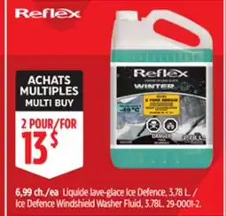 Canadian Tire Reflex Ice Defence Windshield Washer Fluid, 3.78L offer