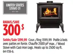 Canadian Tire Wood Stove with Cast-Iron Legs offer