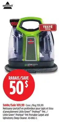 Canadian Tire Little Green ProHeat Pet Portable Carpet and Upholstery Deep Cleaner offer
