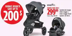 Canadian Tire Evenflo Folio 3 Jogger Travel System offer
