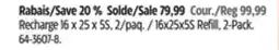 Canadian Tire Filtrete 16x25x5S Refill, 2-Pack offer