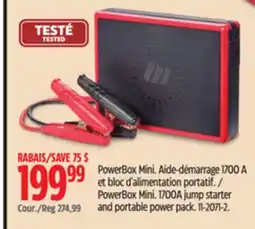 Canadian Tire Motomaster PowerBox Mini offer